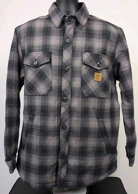 Men's Walls Outdoor Goods Sherpa Lined Heavy Flannel Plaid Size M