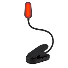 Rechargeable Clip on Blue Blocking Amber LED Light for Reading in Bed