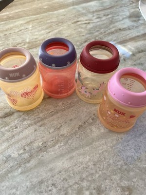 NUK Trinklerntassen Set 4 Stück ohne Aufsatz   Baby Becher Cups gebraucht