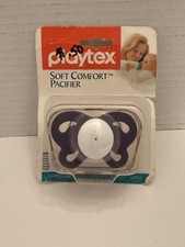 NOS Vtg Playtex Soft Comfort Butterfly Pacifier Latex 1992 Nipple