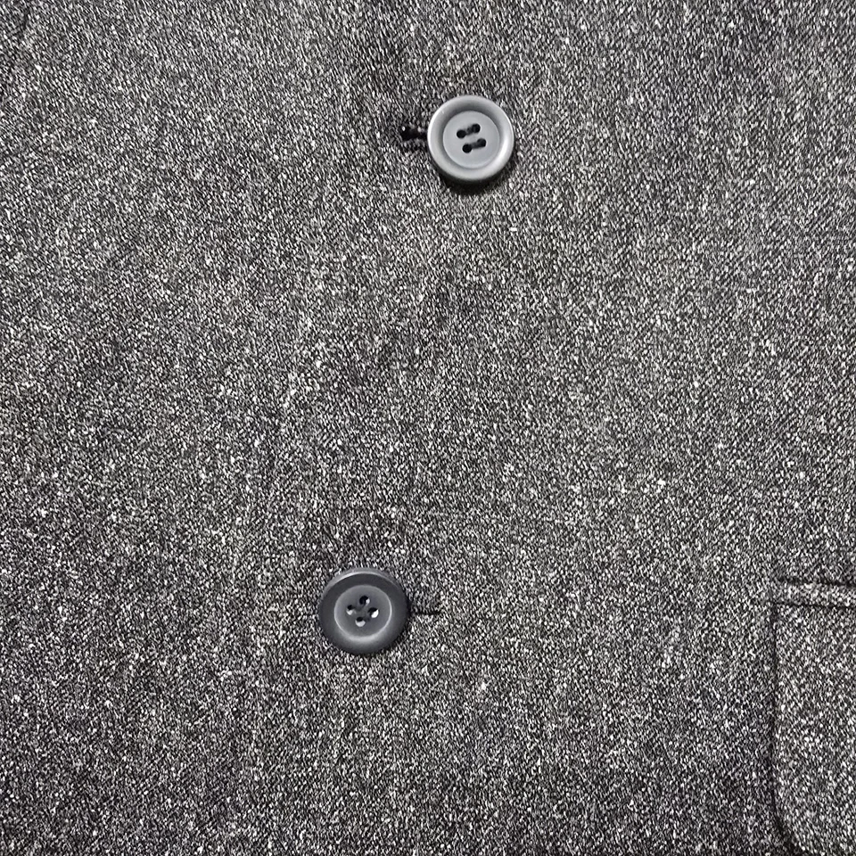 Blazer Andrew Fezza Signature Collection Hombre 40S Gris Carbón Chaqueta 2 Botones Foto 4 de 4