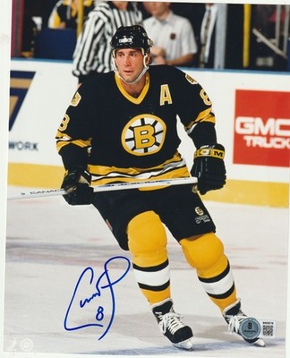 CAM NEELY Signed Boston BRUINS 8x10 PHOTO Beckett Auth. (BAS)