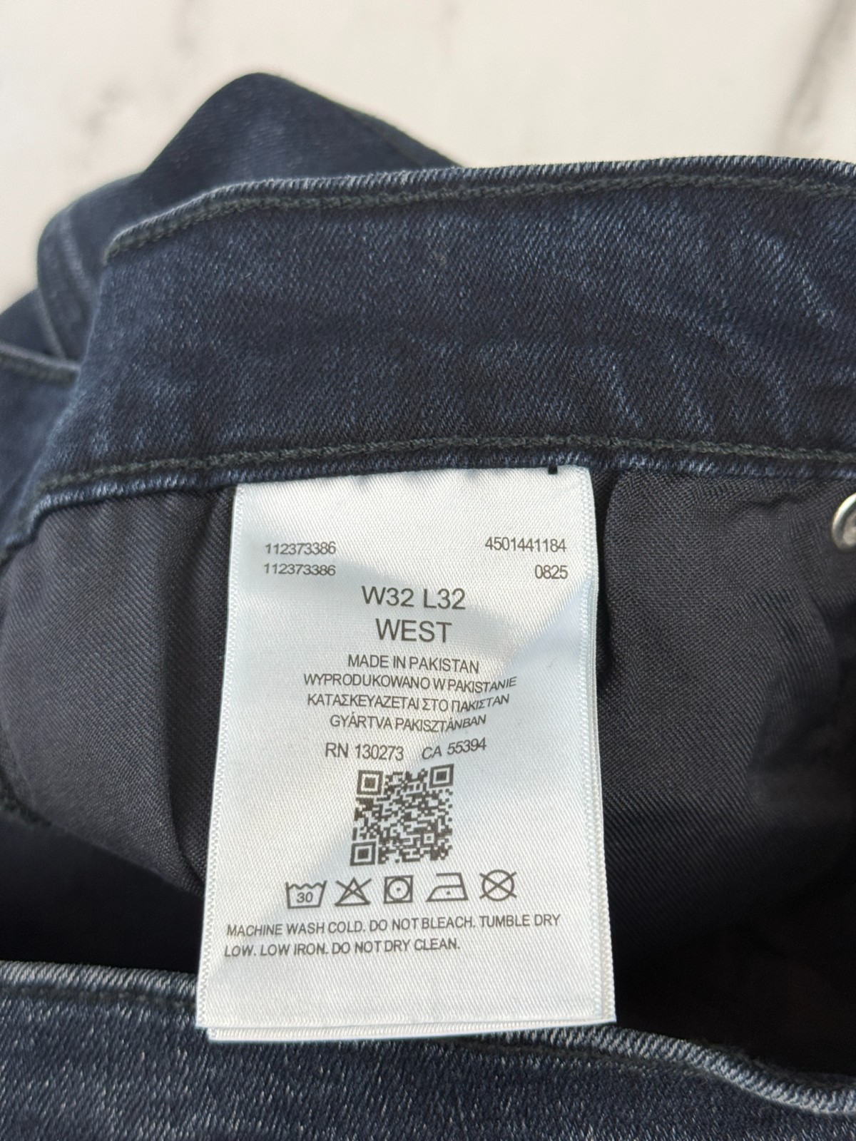 Lee West Mens Regular Straight Fit Stretch Jeans Below Zero W32 L32 BNWT image 10