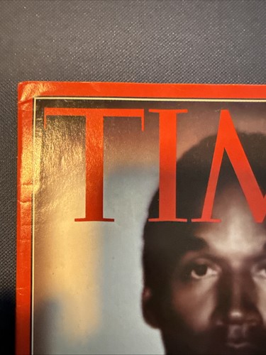 OJ Simpson TIME MAGAZINE June 27, 1994 Mugshot An American Tragedy, No Label - Picture 2 of 6