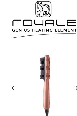 Royale Genius Heating Element Multi Purpose Ceramic Hair Brush.  High End. $49
