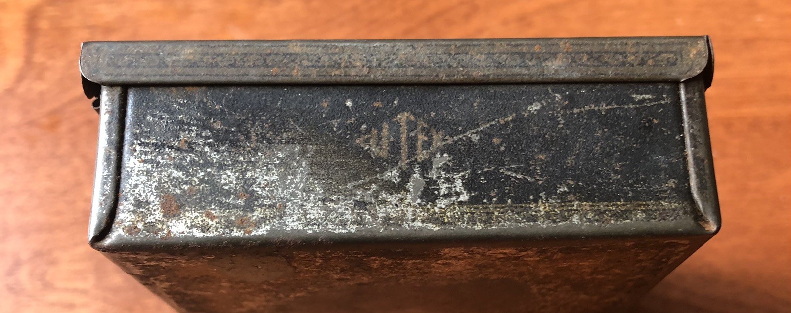 1930s VINTAGE “CUTEX FIVE MINUTE SET” COSMETICS TIN METAL EMPTY