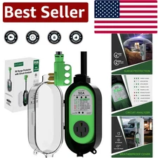 Protect Your RV with 50 Amp Surge Protector: 4200 Joules, LED Indicator & Safe