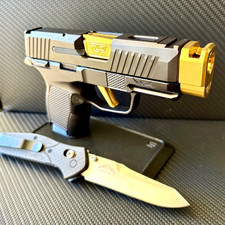 Sig P365 Slide w/ Zaffiri Threadless Compensator Complete 3.1" Upper FREE KNIFE