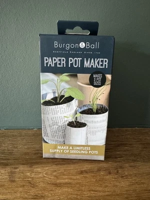 Burgon & Ball Eco Friendly Pot maker kit Brand New in Retail Pack Free delivery
