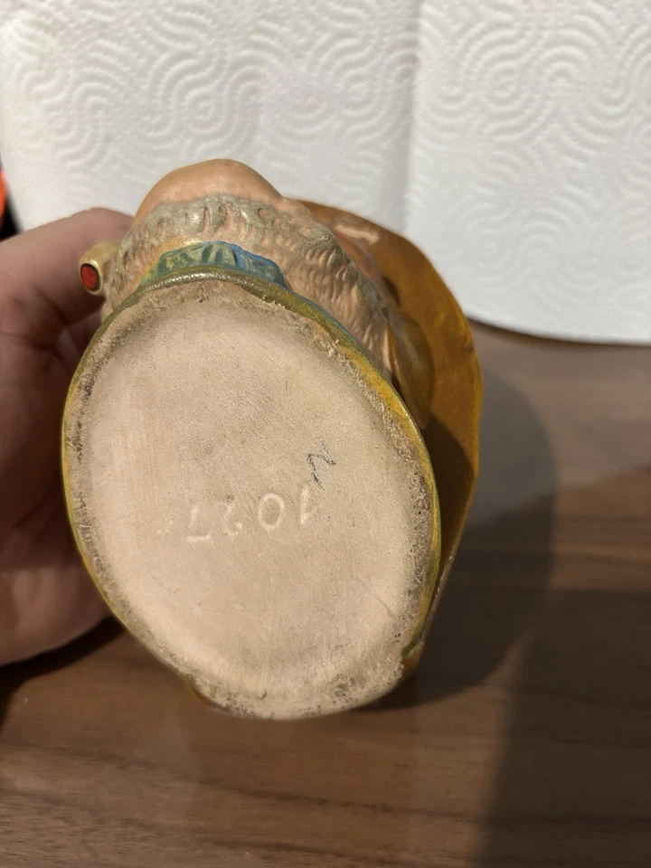 Ancien pot A Tabac En Terre Cuite - Photo 4/4