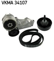 Keilrippenriemensatz SKF Vkma 34107 FÜR Ford Poly V Riemen KIT Rippenriemen Satz