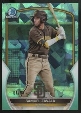 2023 Bowman Chrome Sapphire Edition #BCP-241 Samuel Zavala Prospects Aqua #/99