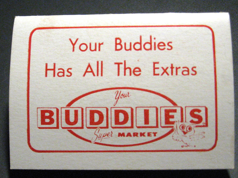 Vtg c 50s-60s (?) Advertising Ephemera Buddies Sewing Kit