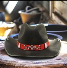 Handmade Beaded Hat Band
