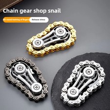 New Sprockets Flywheel Fidget Spinner Metal Bike Chain Antistress EDC Toy