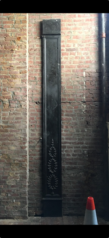 circa 1880's original cast iron columns