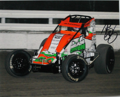 BRADY BACON-HOFFMAN RACING-MEAN GREEN #69 @ OCALA-AUTOGRAPHED 8'' X 10'' PHOTO
