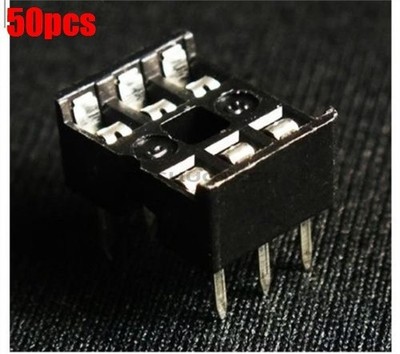 50Pcs   Type Socket Adaptor Pcb Socket 6P 6-Pin 6 Pin Dip New Ic cp #vn