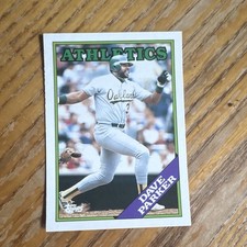 Topps 1988 Topps Dave Parker #170 Oakland Athletics Baseball Trading Card