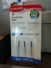 Singer 3 Pack Heavyweight Needles Style 2026 Size 100/16 for Denim
