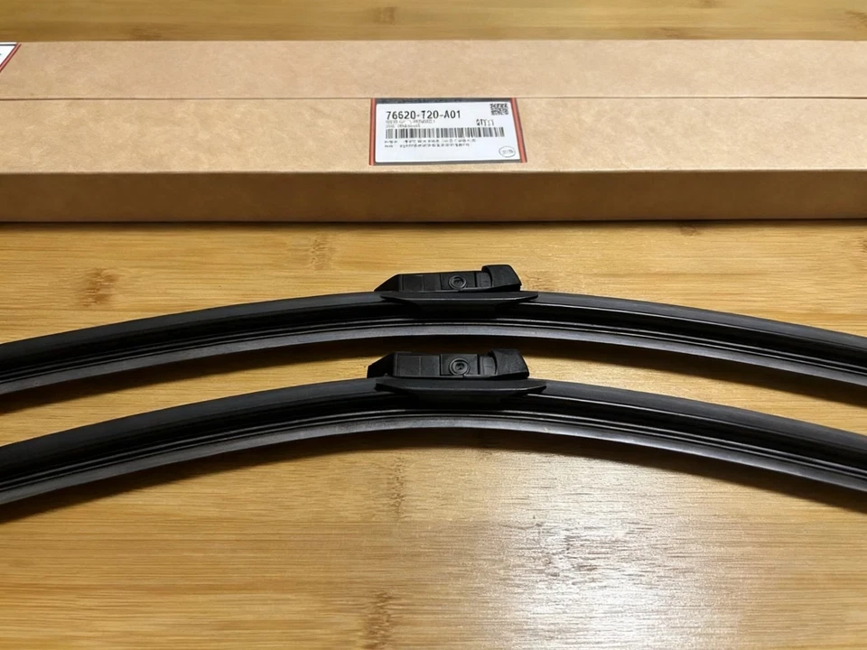 NEW PAIR FRONT WINDSHIELD WIPER BLADES FOR 2022-2025 HONDA CIVIC 4DR 5DR - Imagem 3 de 4