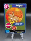 POKEMON POKETRIVIA VULPIX #37 BURGER KING