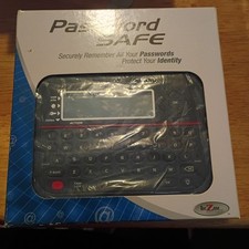 Password Safe Vault Model 595 Backlit LCD Built-In Memory Storage Rec-Zone