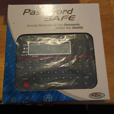 Password Safe Vault Model 595 Backlit LCD Built-In Memory Storage Rec-Zone 