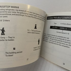 Skate Or Die 2 Nes Nintendo Instruction Manual Electronic Arts Nes-E4-USA*