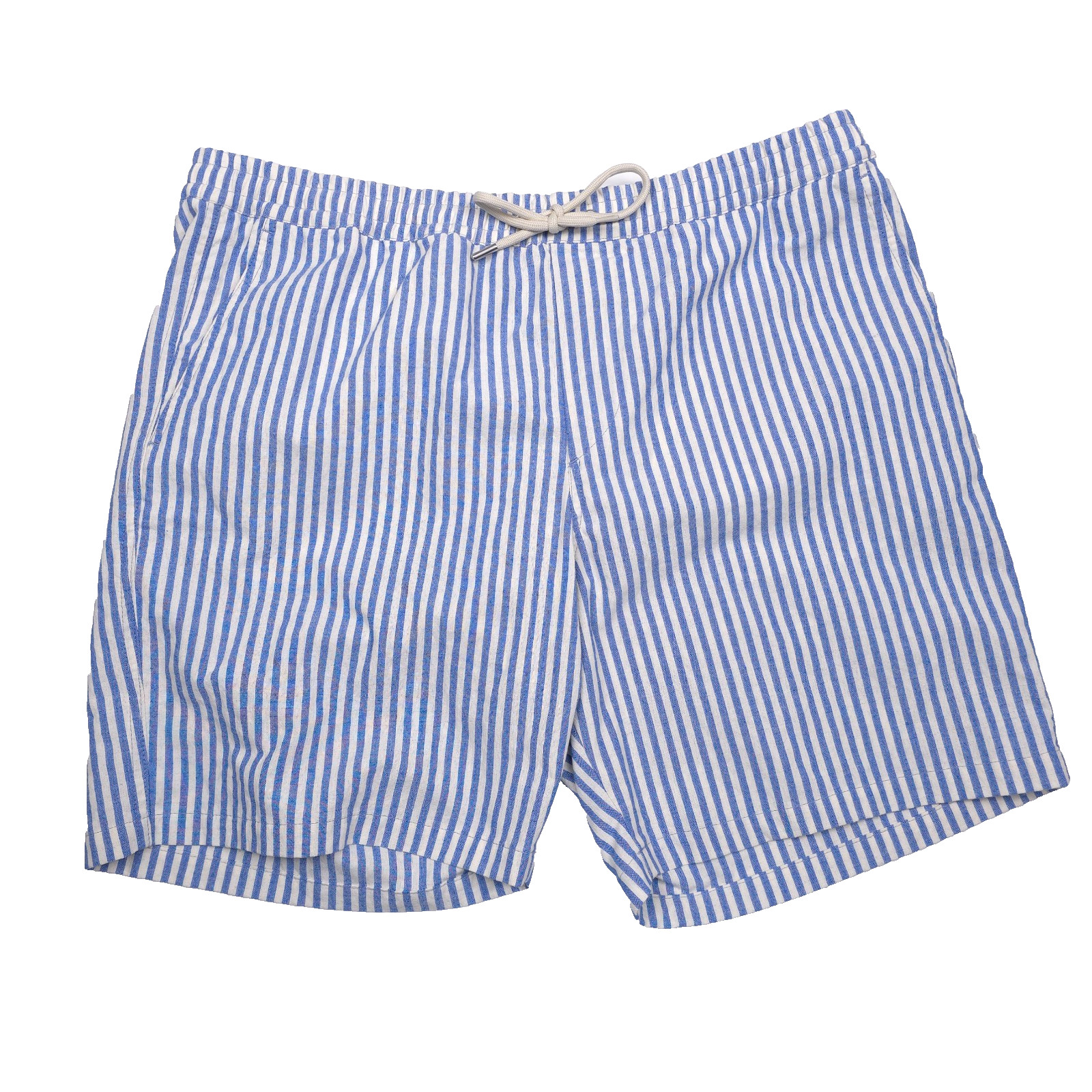 NN07 Gregor 5246 Drawstring Shorts Mens Size 2XL XXL Blue White Striped 15190₽