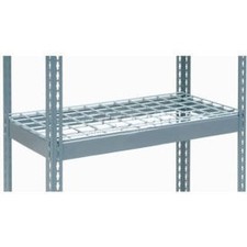 Industrial Double Rivet Additional Shelf  48""W x 24""D Wire Deck USA