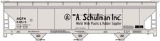 Accurail 81763 HO Scale ACF 3 Bay Covered Hopper Kit A. Schulman ACFX 54521