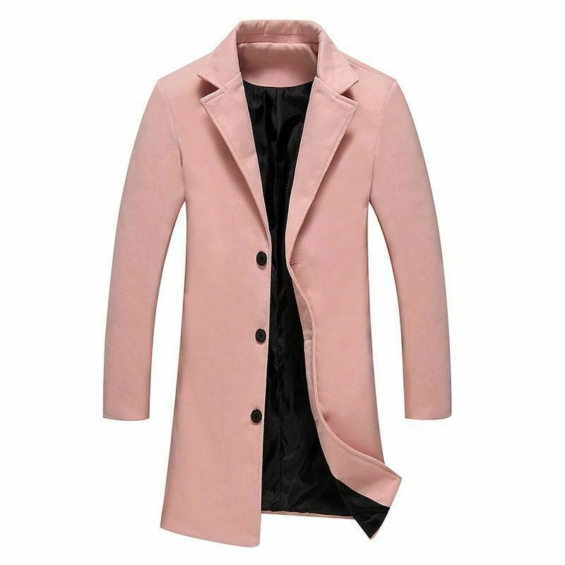 Trench Coats Pink Coats, Jackets & Vests for Men for sale | eBay