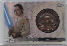 2019 Star Wars Chrome Legacy Droid Commemorative Medallion Blue 31/99 Rey z7j