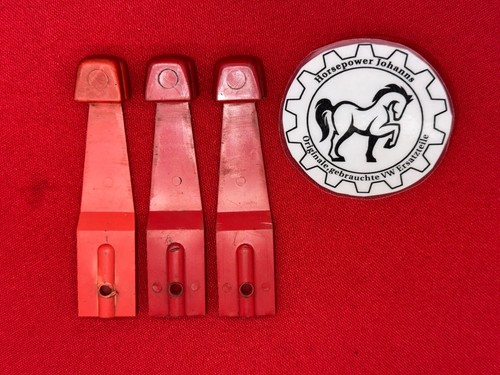 VW T2 Heizungsregulierung 211259371A 1 Hebel rot T2b Frischluft Heizung Regelung