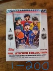 NHL 2025-26 stickers Topps (1 - 200)