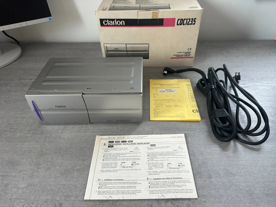 CLARION DAB9475R vintage flagship DAB tuner head unit + CDC1235 CD-changer - Bild 3 von 4