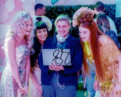 Greta Gerwig SIGNED 10X8 Photo Barbie AFTAL COA (5237) UK