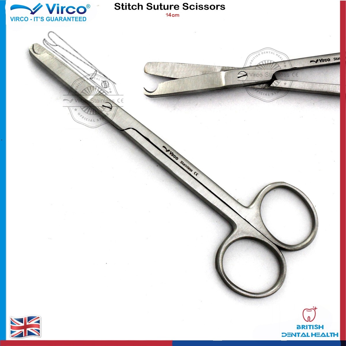 Forbice Infermiere Spencer Stitch 3.5 - Per Chirurgia Generale E Veterinaria Forbici Da Sutura 410329
