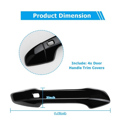 Exterior Door Handle Cover Trim Protector Accessories for Kia Seltos 2021-2025 - Picture 3 of 8