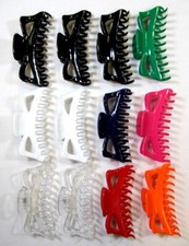 LOT OF 2,6 -5 " LONG WOMEN PLASTIC HAIR CLAWS HAIR CLIPS,HAIR ACCESSORY-HC130