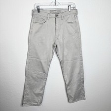 Versace Jeans Couture Pants Men 34 35 Gray Destroyed Bleach Splatter CL