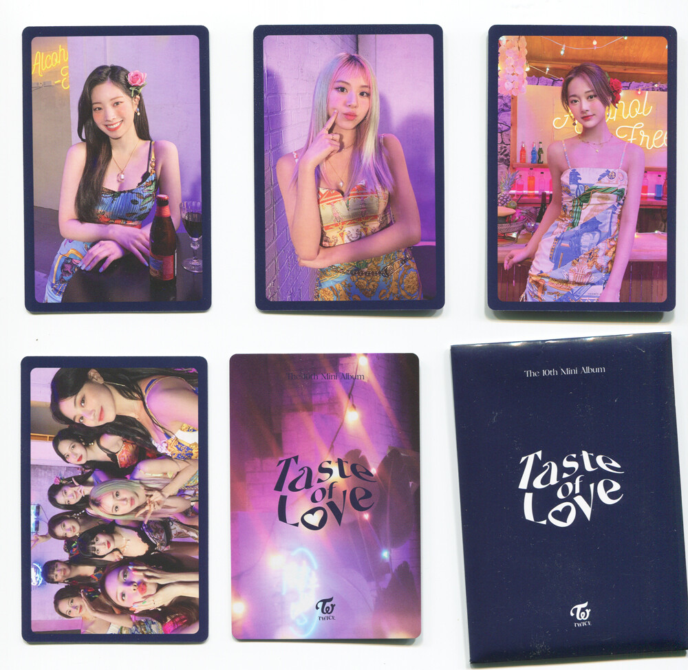 TWICE - TASTE OF LOVE 10th MIni [Fallen ver] PREORDER BENEFIT