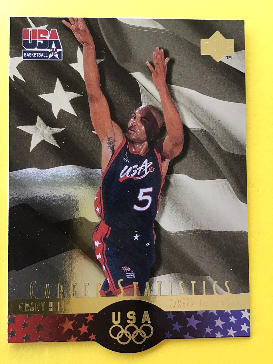 Grant Hill 1996 Upper Deck USA Basketball Card #5 Statistics