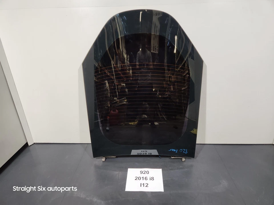 ✅ 14-20 OEM BMW i8 cupé ventana trasera maletero tapa escotilla puerta elevadora parabrisas vidrio Foto 2 de 4