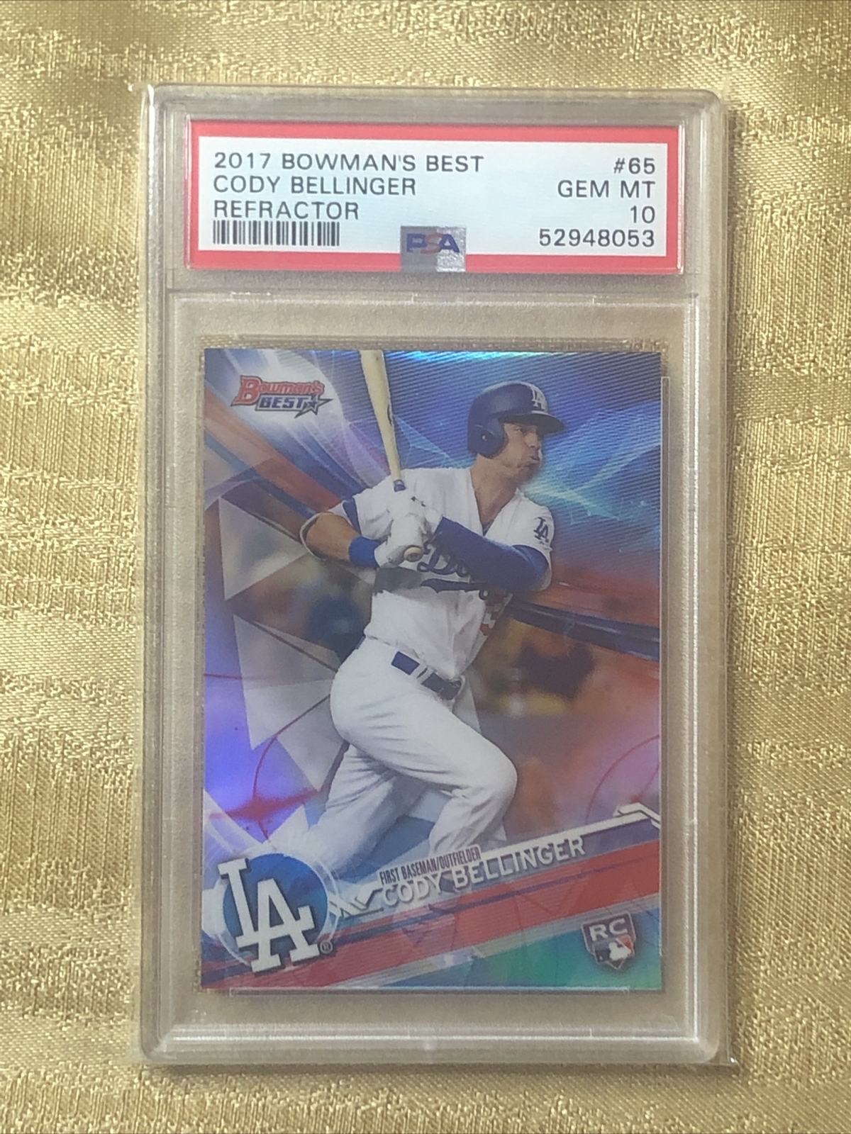 2017 Bowman's Best Cody Bellinger Rookie Card Refractor PSA 10 Gem Mint |  eBay
