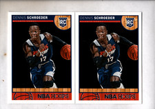 2X Dennis Schroeder 2013-14 NBA Hoops Base RCs