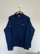 Patagonia Large Dark Blue Better Sweater Fleece Jacket Full Zip Mock Neck DX2012