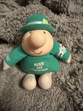 VINTAGE 1988 ZIGGY KISS ME I'M IRISH ST PATRICK'S PLUSH DOLL w/ tush tag