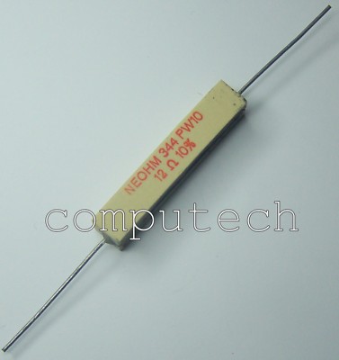 Resistenza ATE 4,7 Ohm 10W 5% | A Filo Avvolto Non Induttiva | Made In Italy 4R7